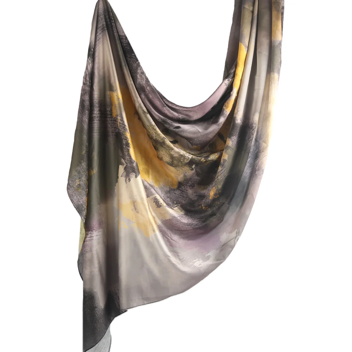 Silk Marble Print Hijab Scarf(MH209) - Image 14