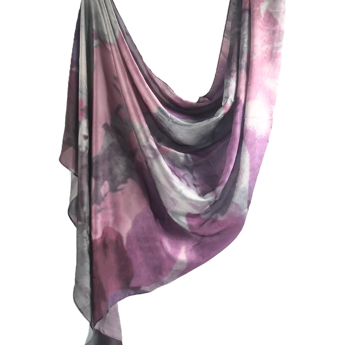 Silk Marble Print Hijab Scarf(MH209) - Image 24