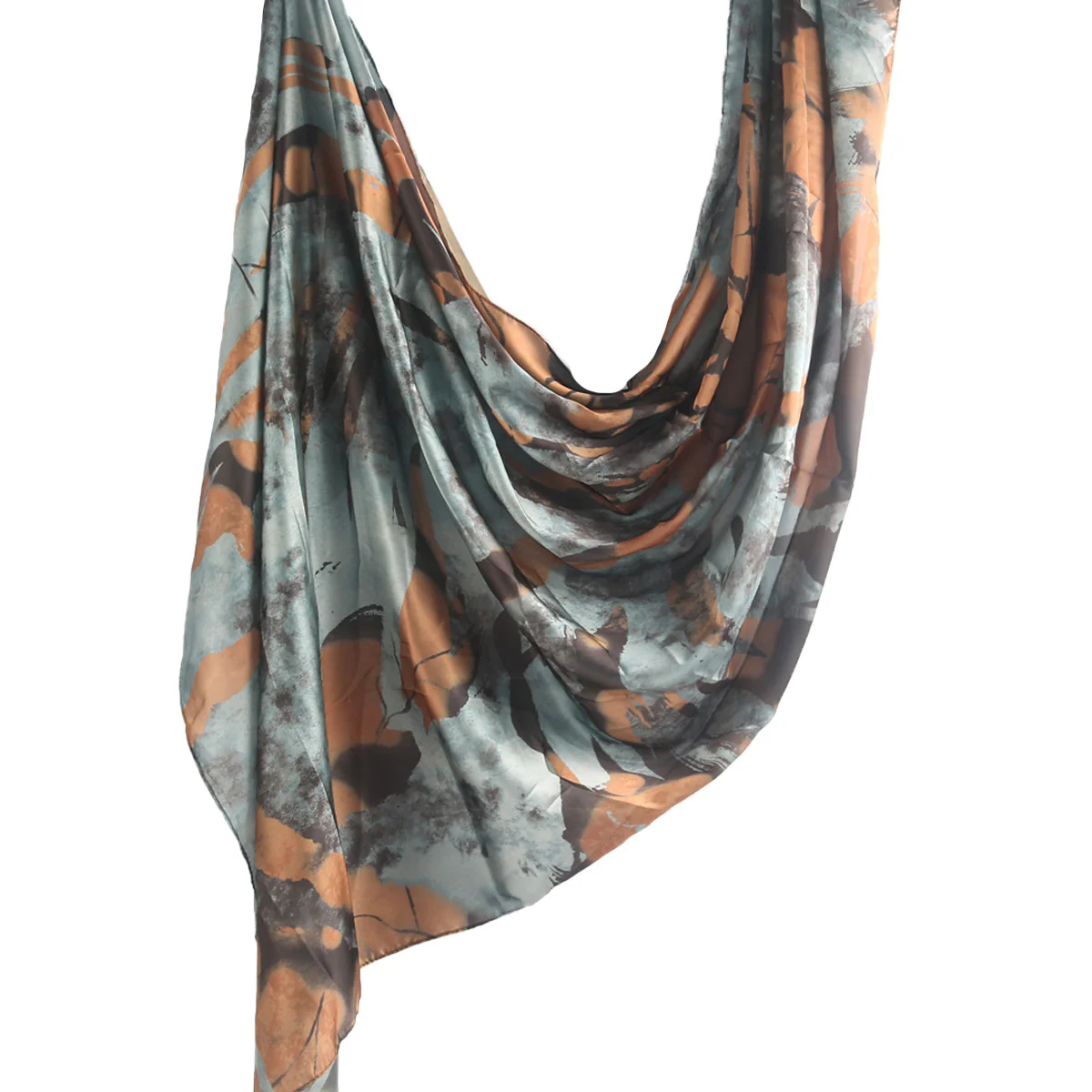 Silk Marble Print Hijab Scarf(MH209) - Image 25