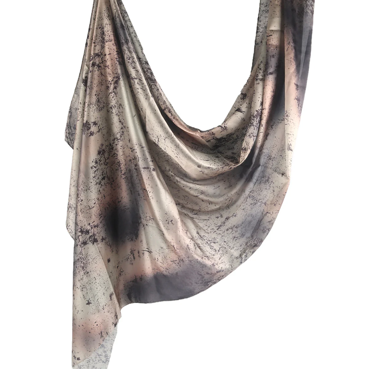 Silk Marble Print Hijab Scarf(MH209) - Image 26