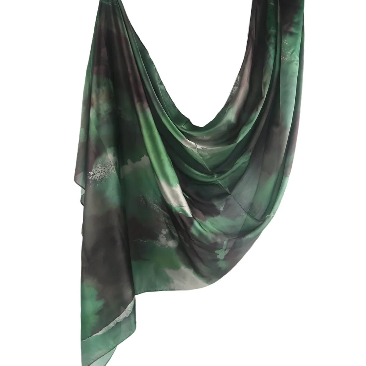 Silk Marble Print Hijab Scarf(MH209) - Image 34