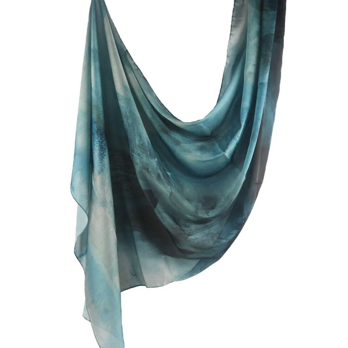 Silk Marble Print Hijab Scarf(MH209) - Image 36