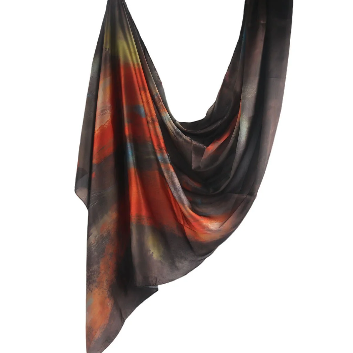Silk Marble Print Hijab Scarf(MH209) - Image 47