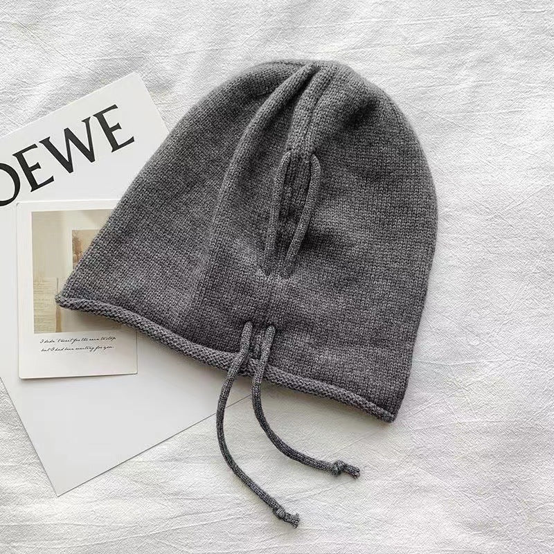 Slouchy Drawstring Beanie Hat(MAC304) - Image 10