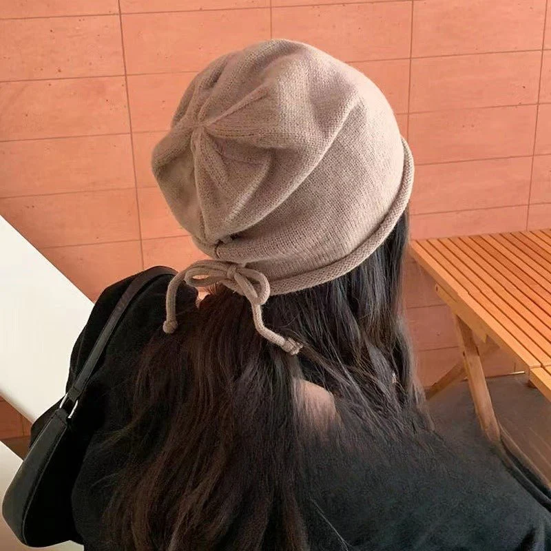 Slouchy Drawstring Beanie Hat(MAC304) - Image 5