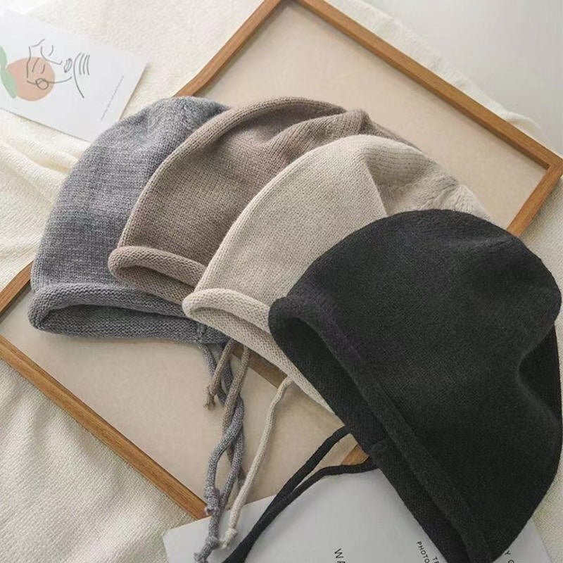 Slouchy Drawstring Beanie Hat(MAC304) - Image 6