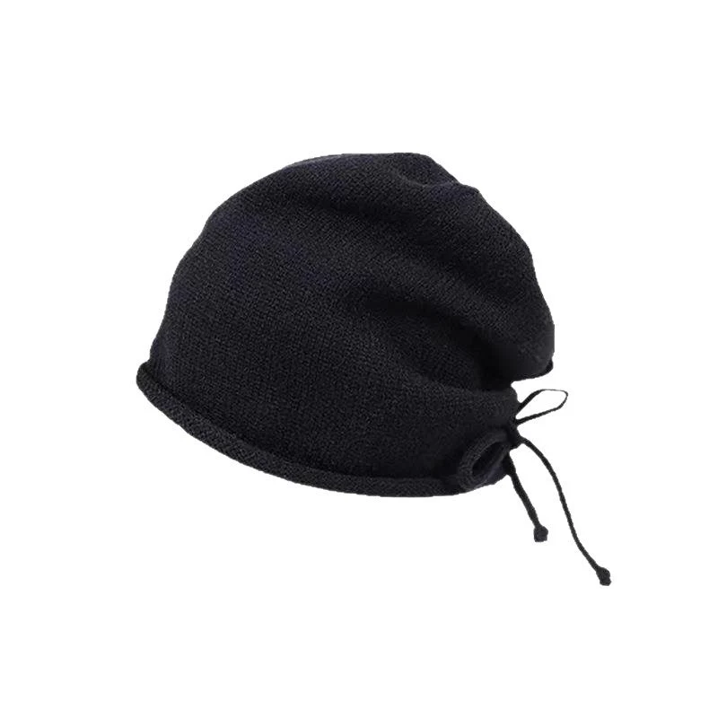 Slouchy Drawstring Beanie Hat(MAC304) - Image 7