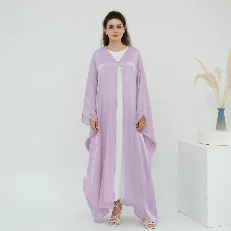 Soft Crinkle Island Cotton Batwing Cardigan 3-Piece Set (MOA228) - Image 12