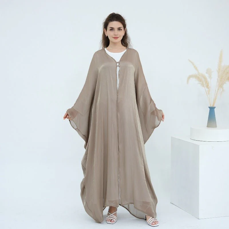 Soft Crinkle Island Cotton Batwing Cardigan 3-Piece Set (MOA228) - Image 20