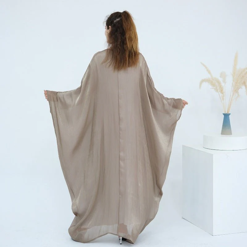 Soft Crinkle Island Cotton Batwing Cardigan 3-Piece Set (MOA228) - Image 22