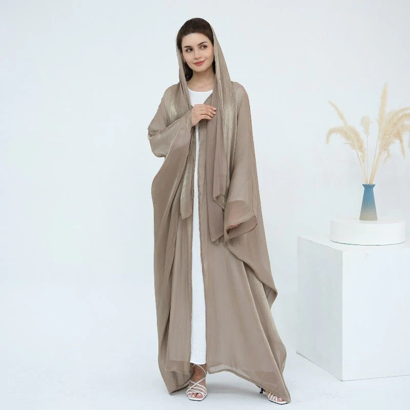 Soft Crinkle Island Cotton Batwing Cardigan 3-Piece Set (MOA228) - Image 26