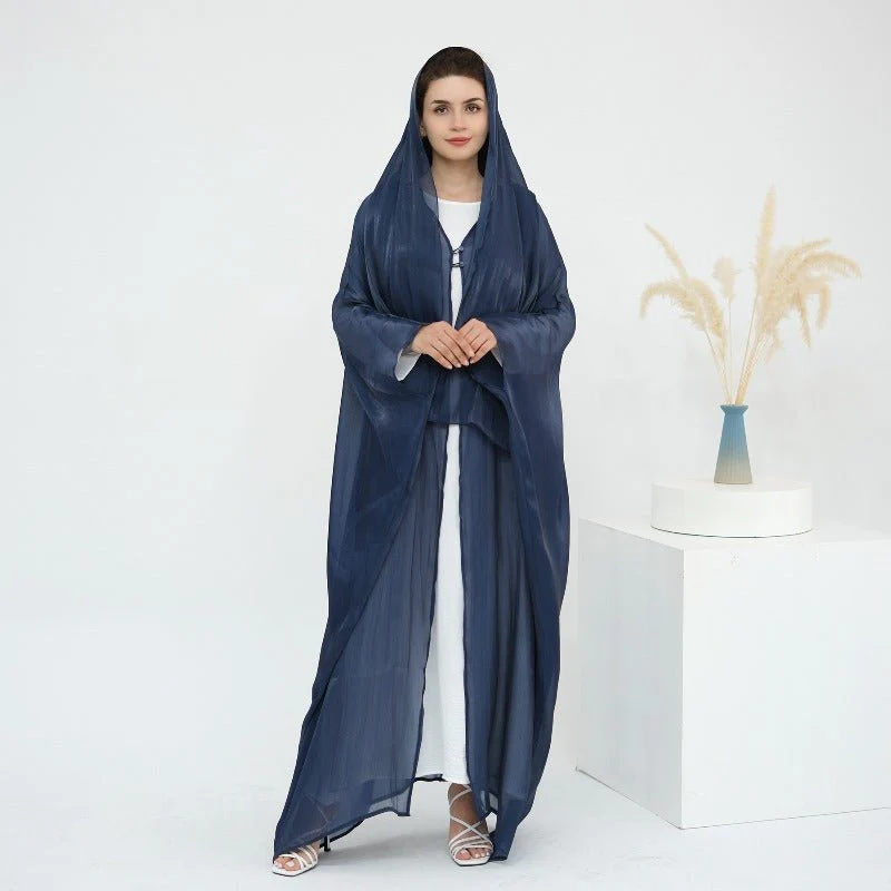 Soft Crinkle Island Cotton Batwing Cardigan 3-Piece Set (MOA228) - Image 28