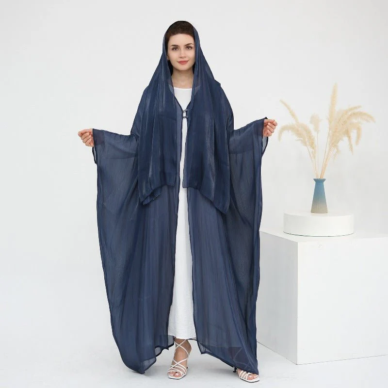Soft Crinkle Island Cotton Batwing Cardigan 3-Piece Set (MOA228) - Image 29