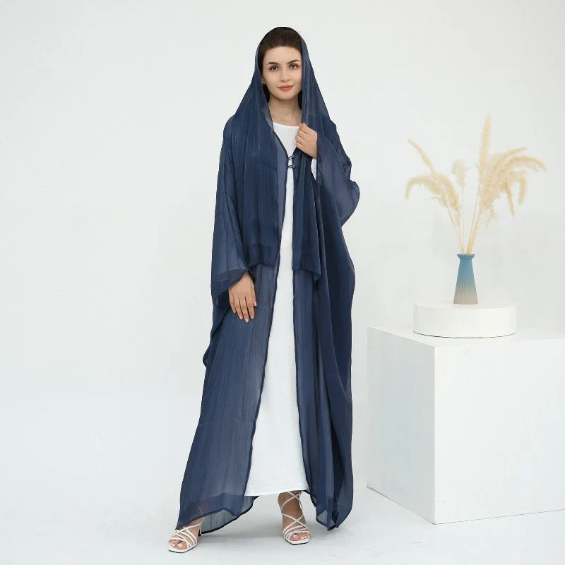Soft Crinkle Island Cotton Batwing Cardigan 3-Piece Set (MOA228) - Image 30