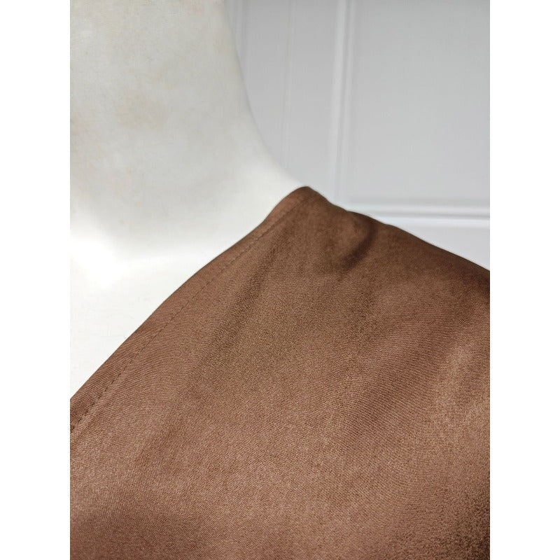 Soft Forged Bat Sleeve Abaya Robe | V-Neck Satin Cardigan Dress(MOA224) - Image 36