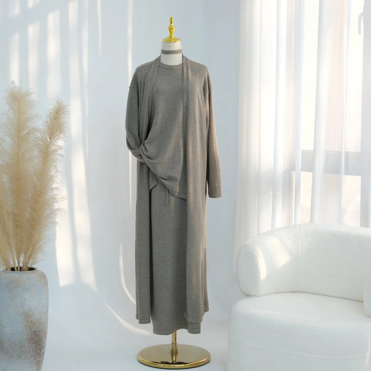 Soft Knit Three-Piece Set(MOA284) - Image 16