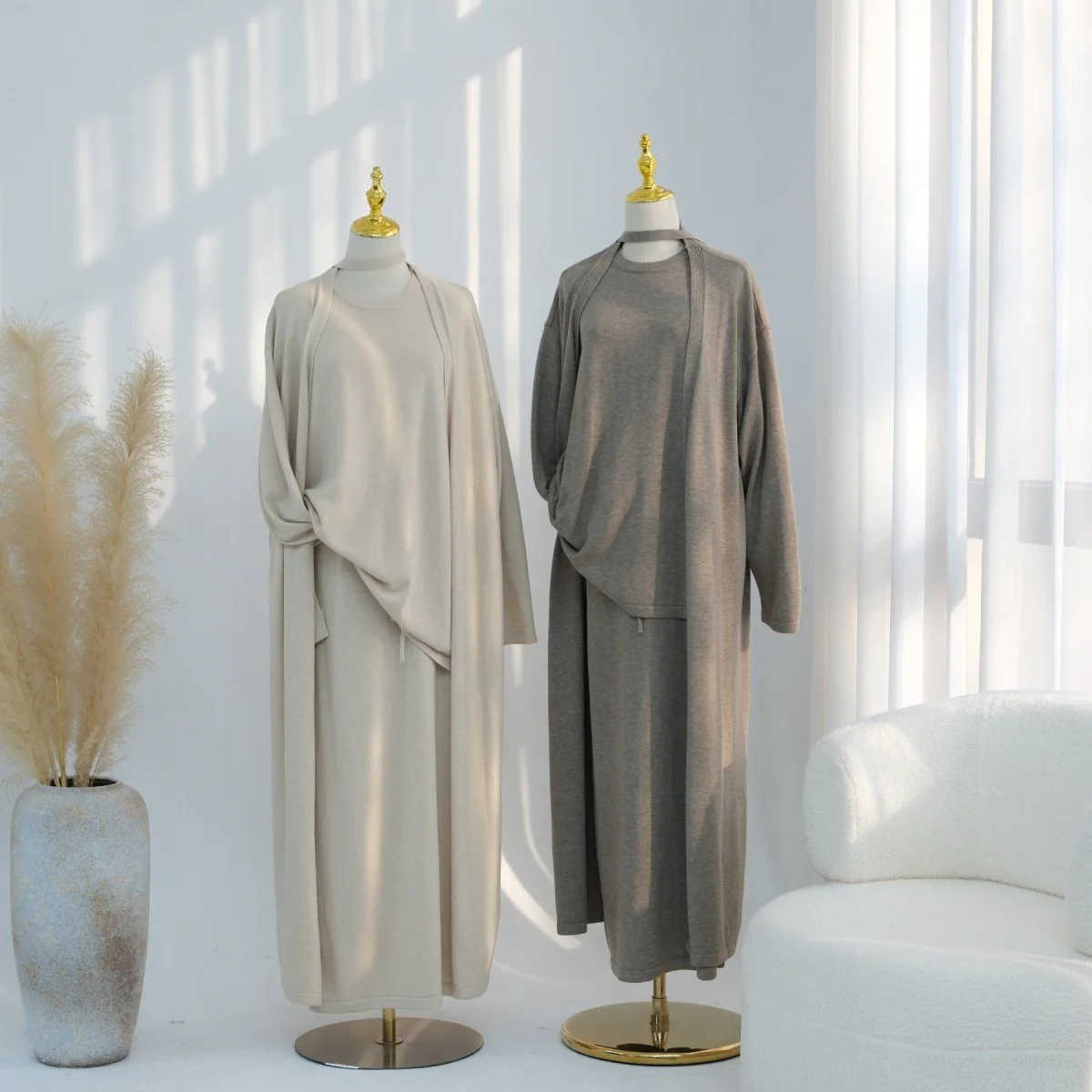 Soft Knit Three-Piece Set(MOA284) - Image 7
