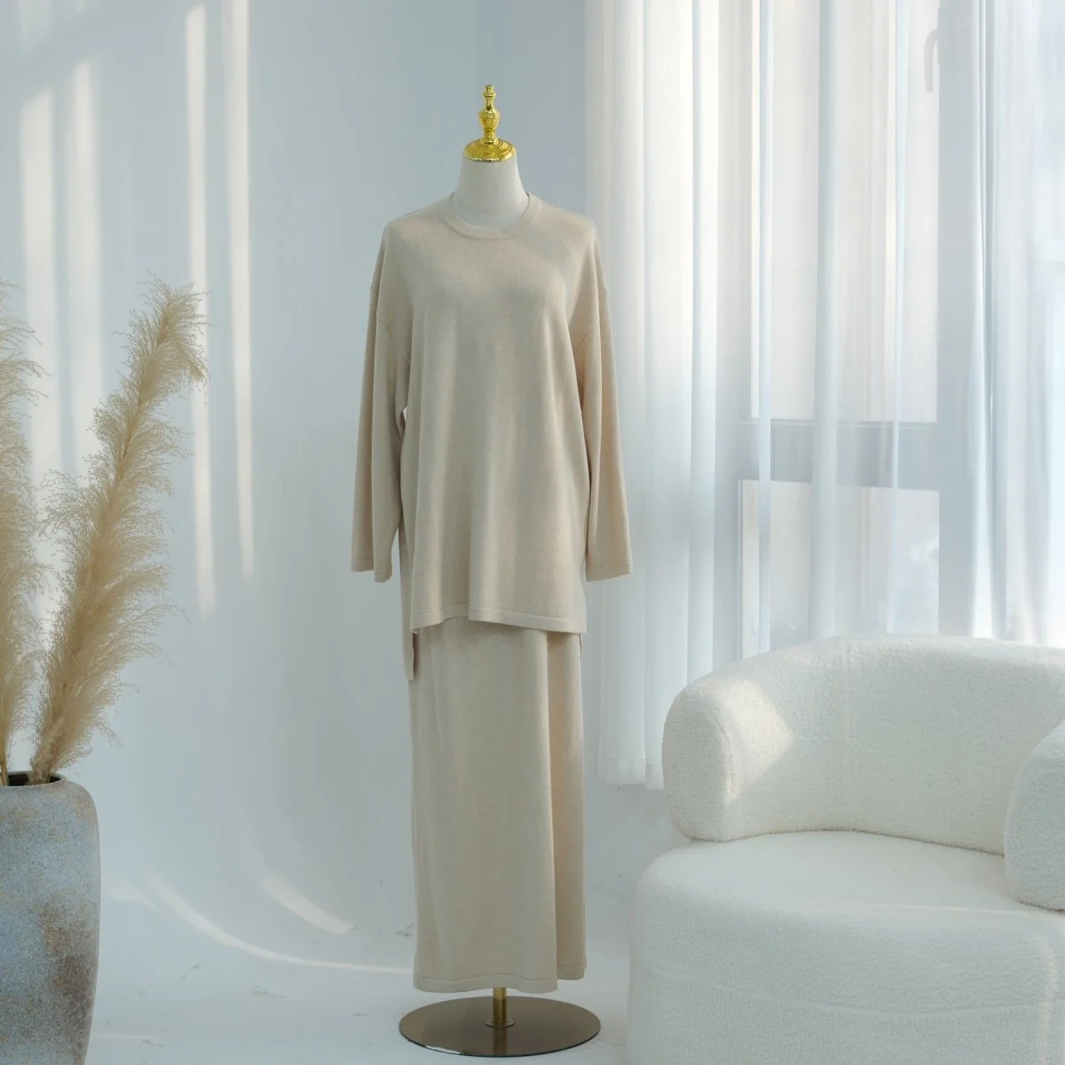 Soft Knit Three-Piece Set(MOA284) - Image 8