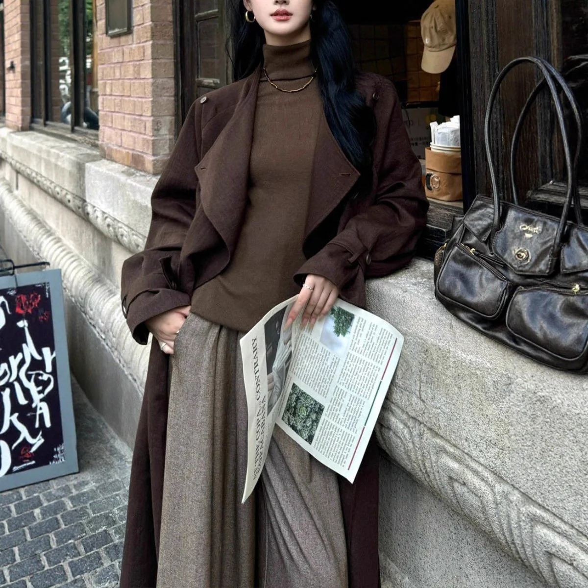 Soft Wool Blend Turtleneck Base Layer Top(MS179) - Image 2