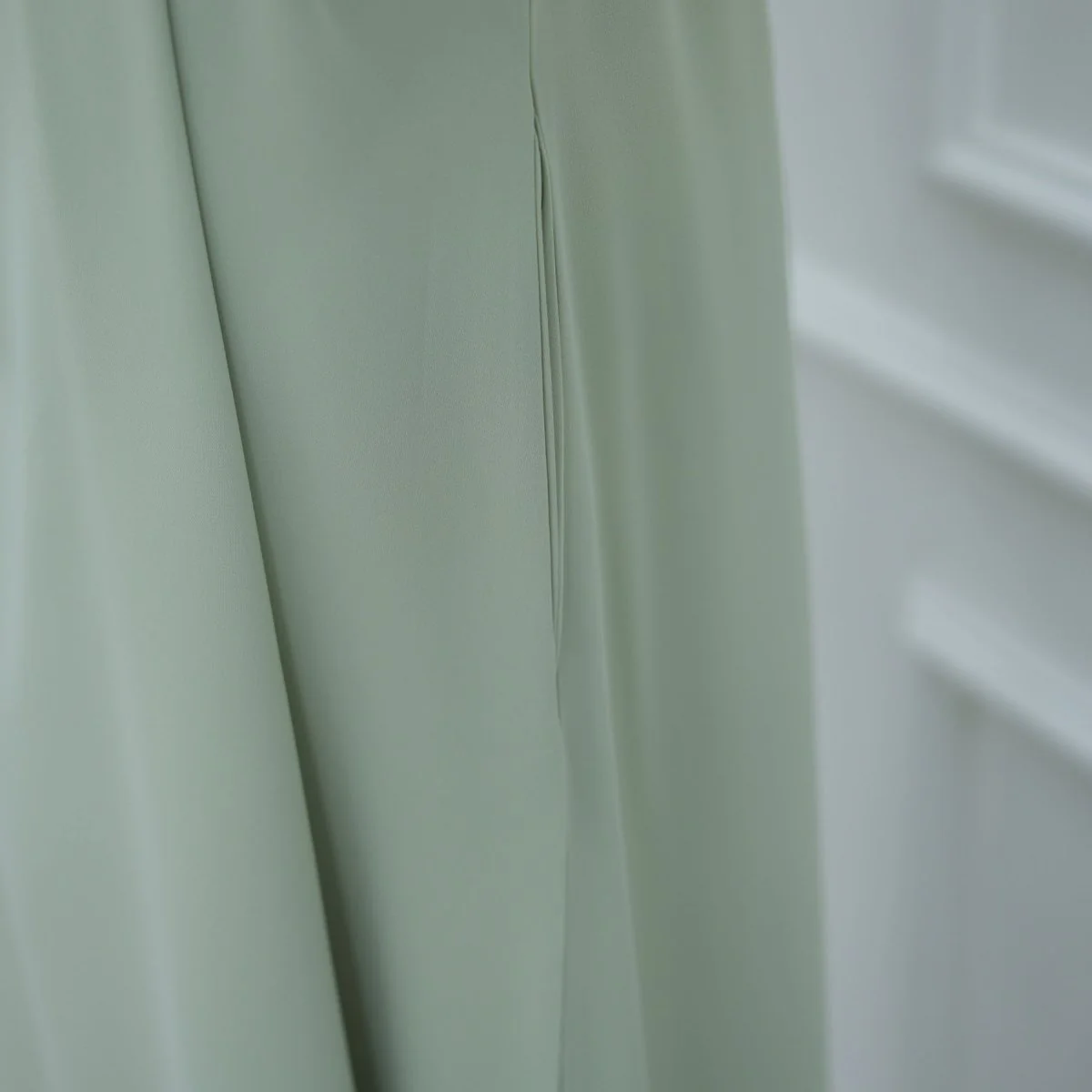 Solid Color Nida Abaya with Belt | A-Line Maxi Dress Abaya (MA359) - Image 20
