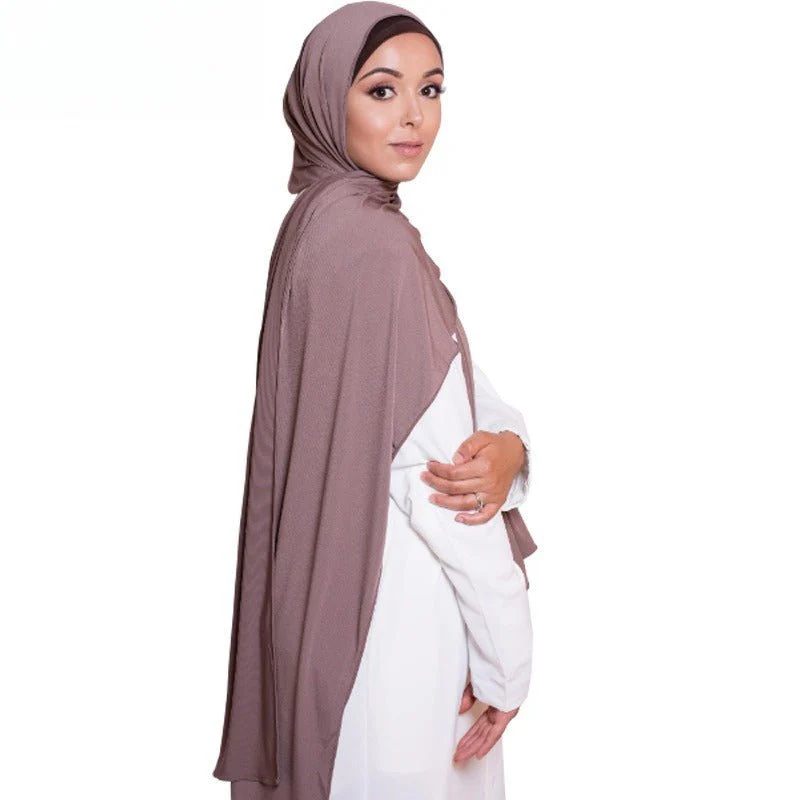 Solid Color Versatile Minimalist Hijab (MH190) - Image 3