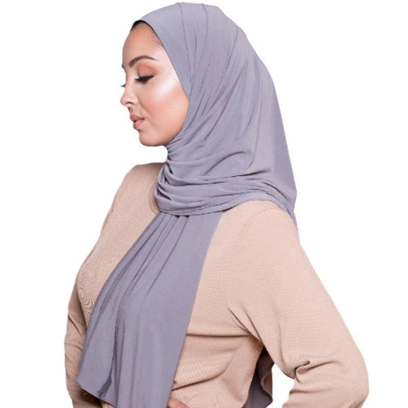 Solid Color Versatile Minimalist Hijab (MH190) - Image 5