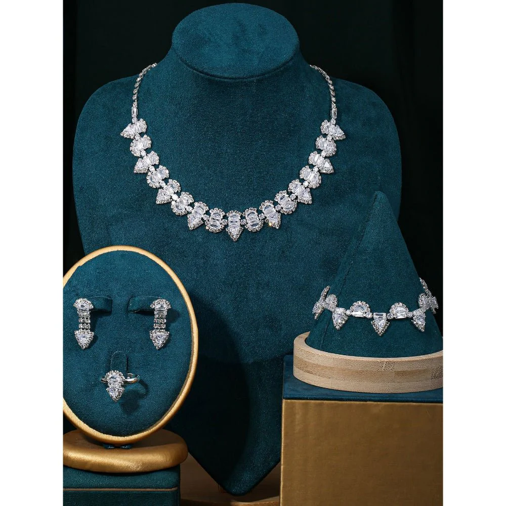 Sparkling Rhinestone 3-Piece Jewelry Set (MAC314) - Image 13