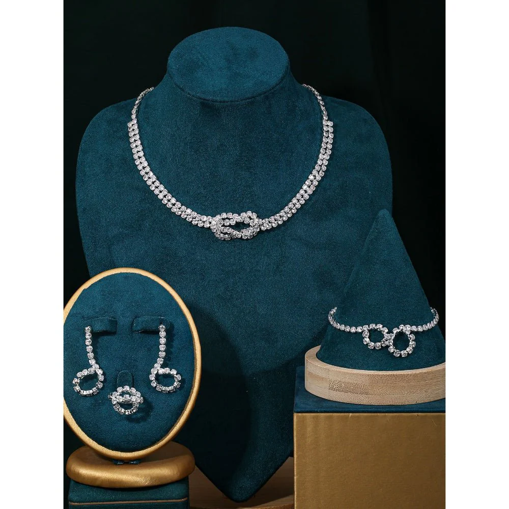 Sparkling Rhinestone 3-Piece Jewelry Set (MAC314) - Image 18