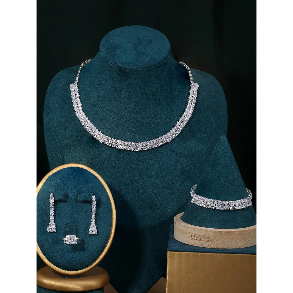 Sparkling Rhinestone 3-Piece Jewelry Set (MAC314) - Image 22