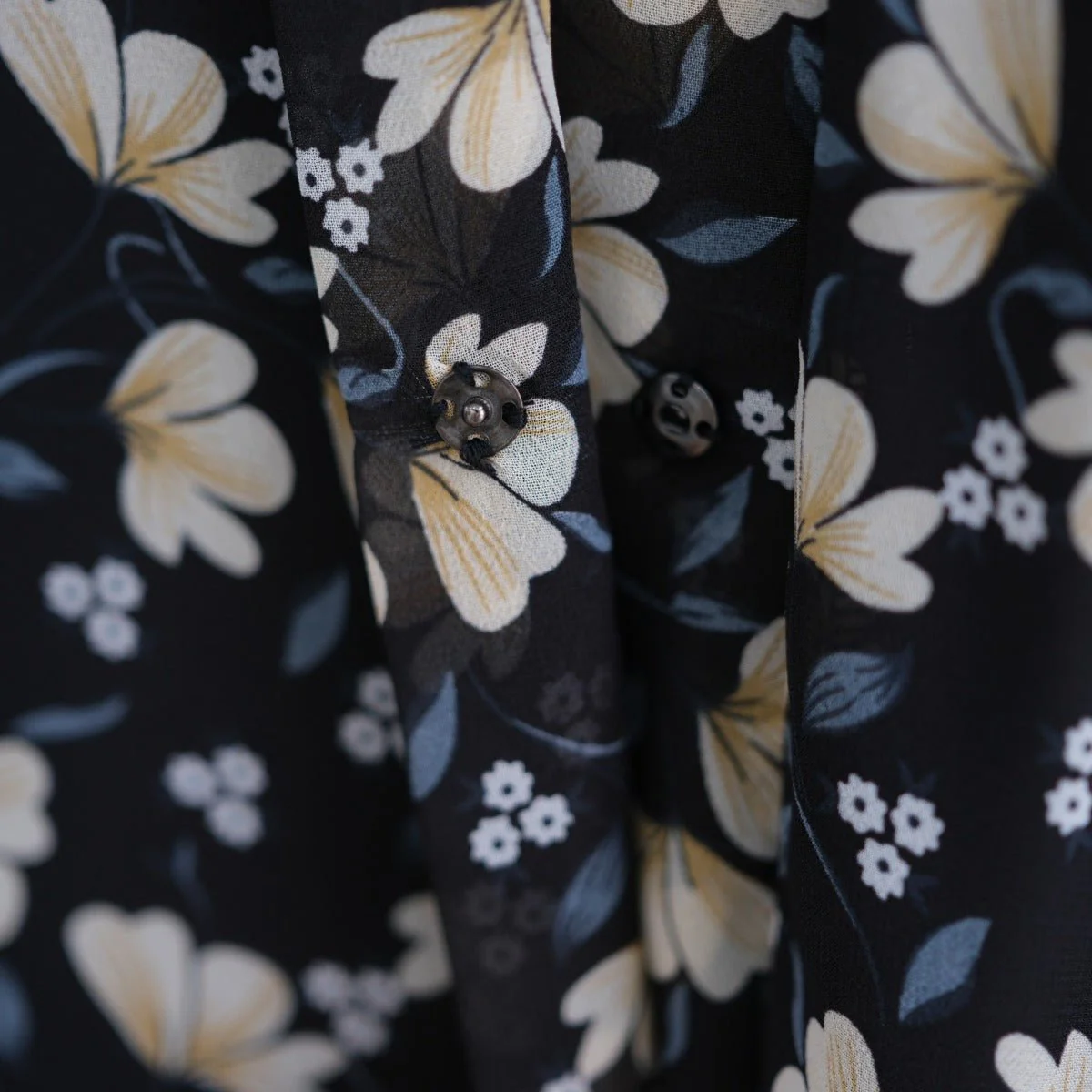 Spring Summer Floral Print Chiffon Cardigan | Double-Layer Modest Cover-Up Abaya (MOA170) - Image 27