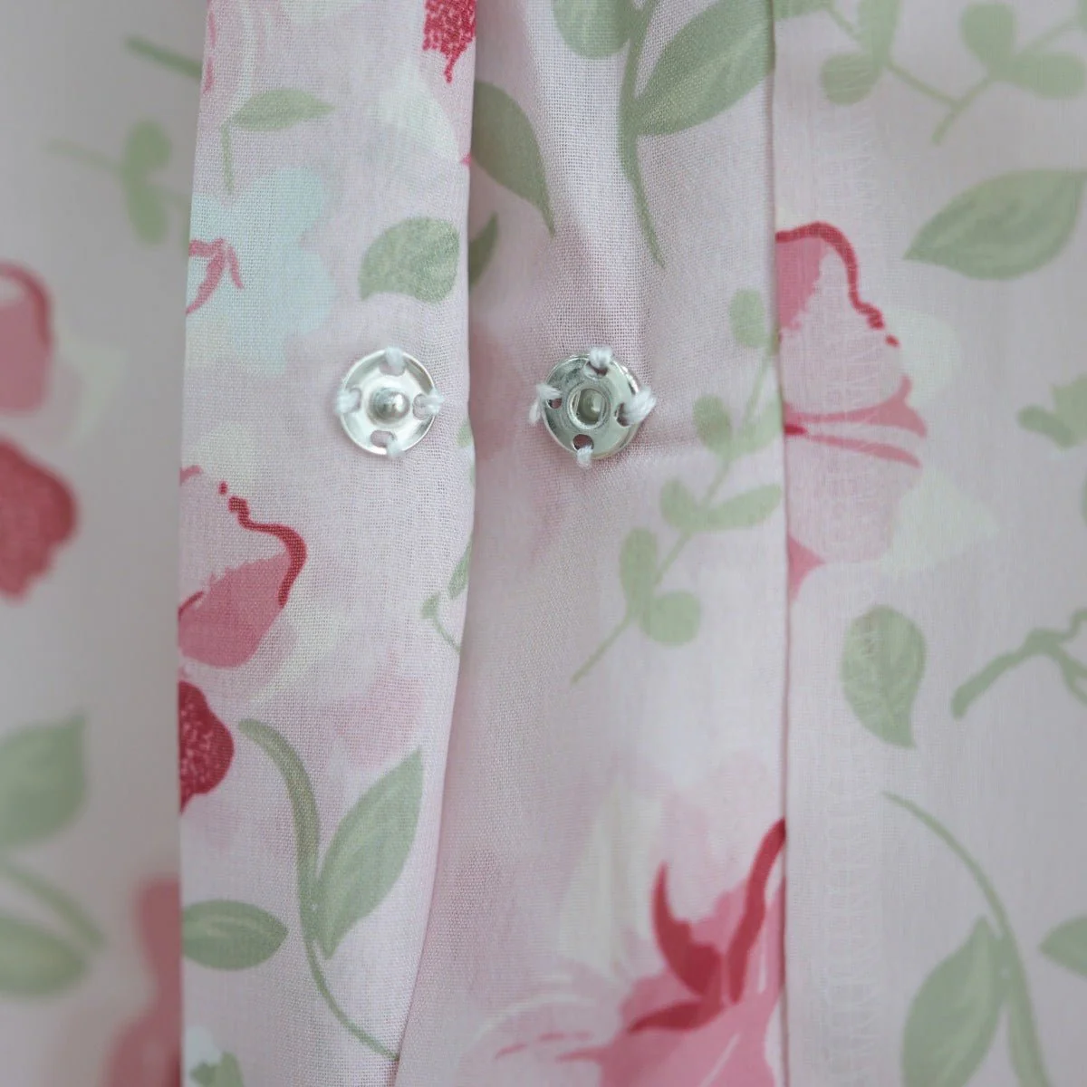 Spring Summer Floral Print Chiffon Cardigan | Double-Layer Modest Cover-Up Abaya (MOA170) - Image 8