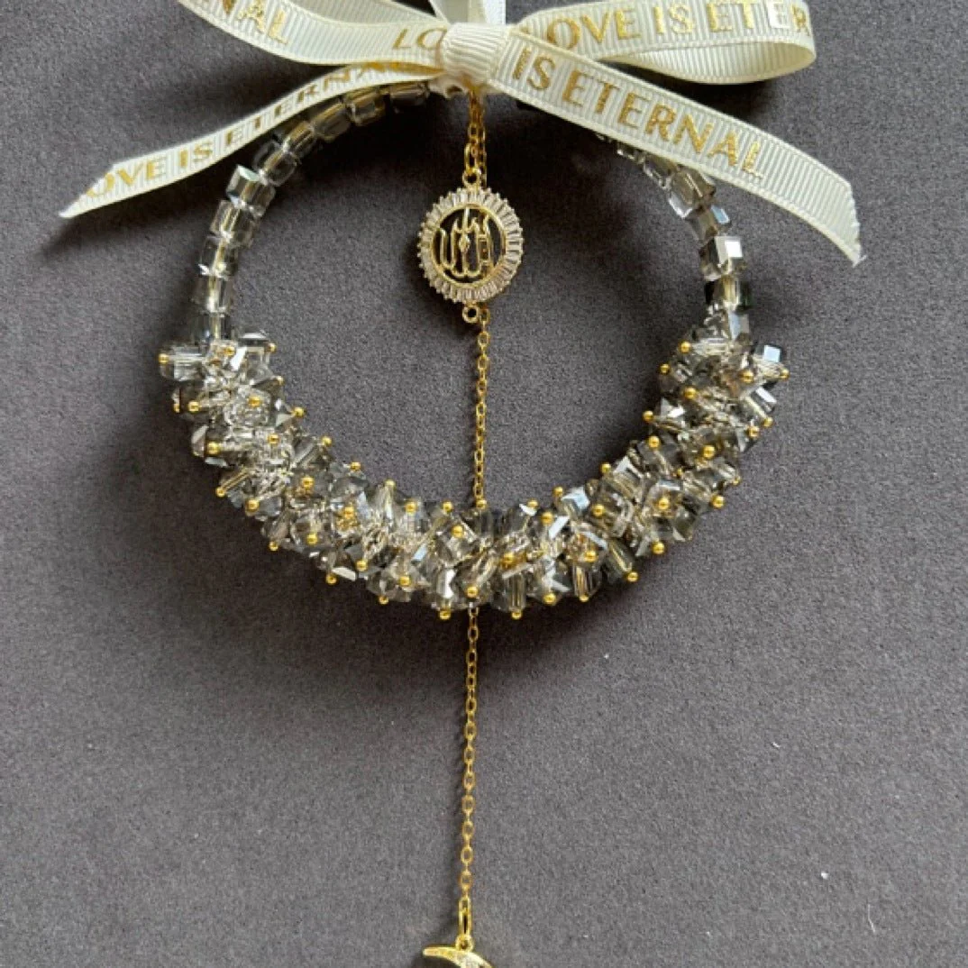 Star Moon Crystal Vehicle Hanging Ornament (MAC290) - Image 3