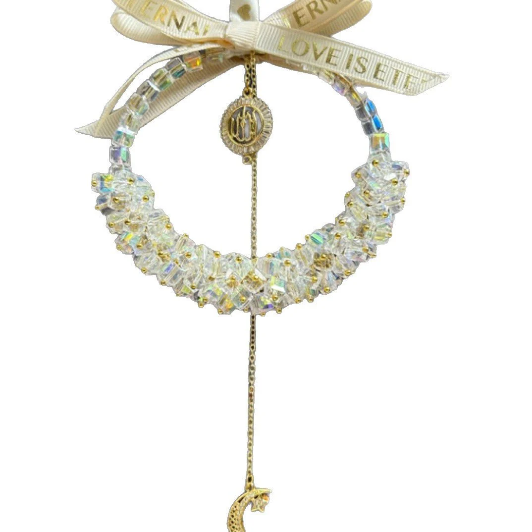 Star Moon Crystal Vehicle Hanging Ornament (MAC290) - Image 5