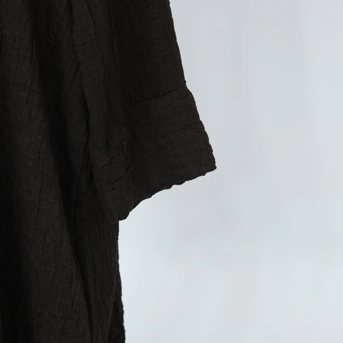 Textured Jacquard Abaya with Batwing Cardigan & Belt(MOA281) - Image 11