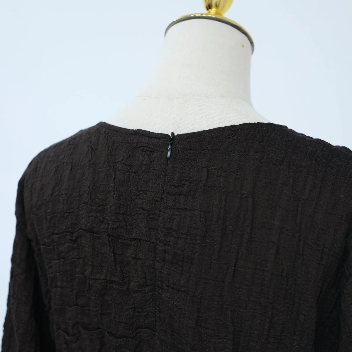 Textured Jacquard Abaya with Batwing Cardigan & Belt(MOA281) - Image 14
