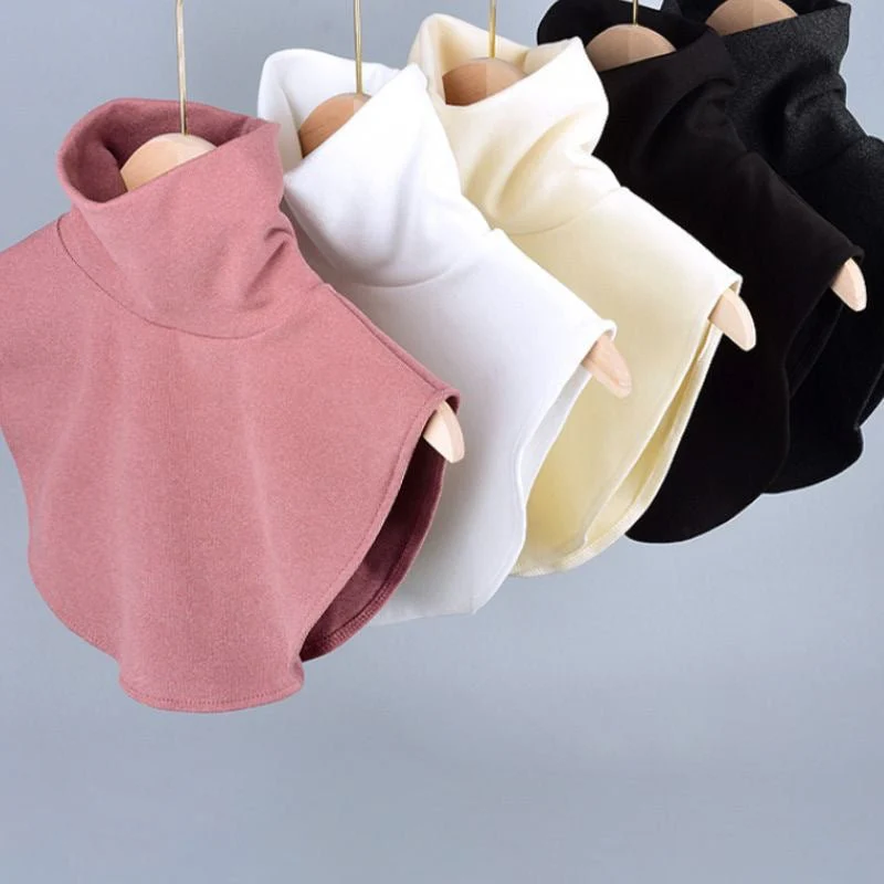 Thickened High-Neck Base Layer Decorative Detachable Collar (MAC297) - Image 2