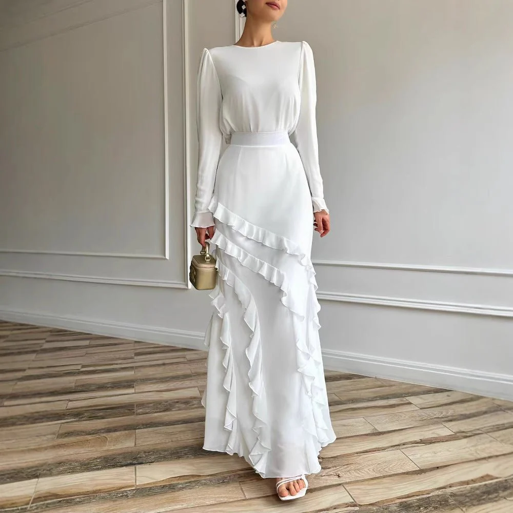 Tiered Evening Dress(MS299) - Image 3