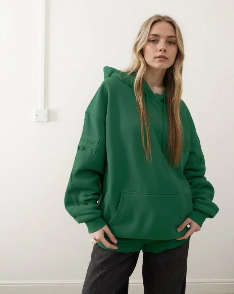 Travel Mode Eye Mask Hoodie | Oversized Pullover with Built-In Sleep Mask(MS209) - Image 14