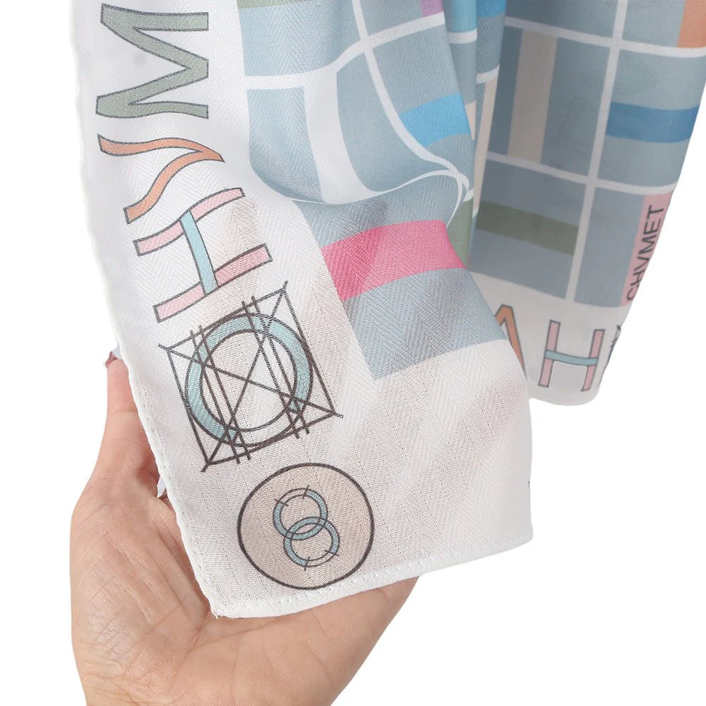 Twill Cotton Printed Scarf (MH215) - Image 11