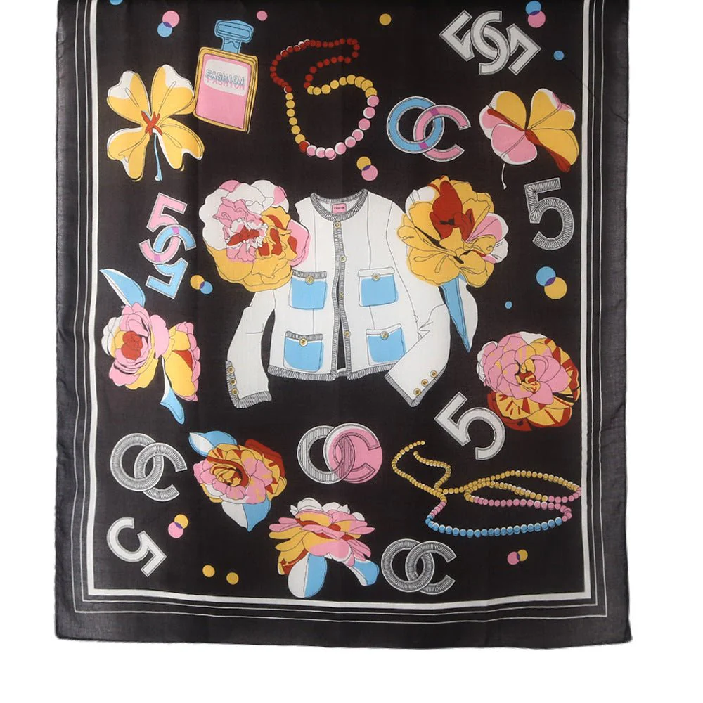 Twill Cotton Printed Scarf (MH215) - Image 13