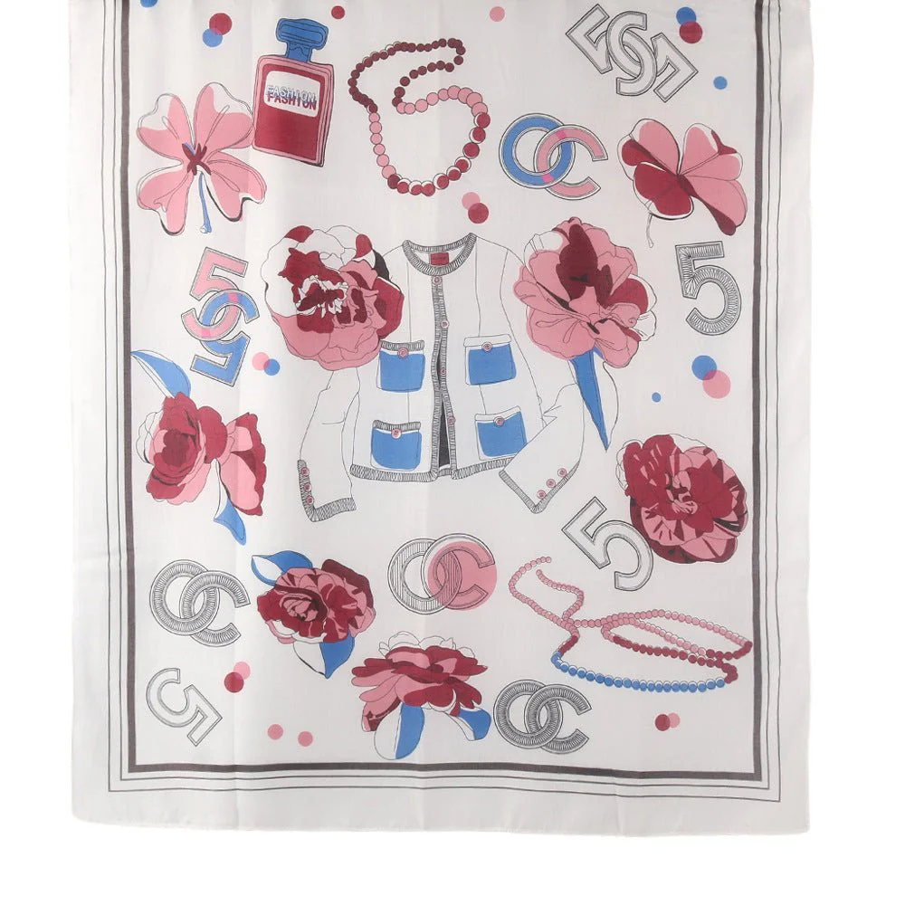 Twill Cotton Printed Scarf (MH215) - Image 14