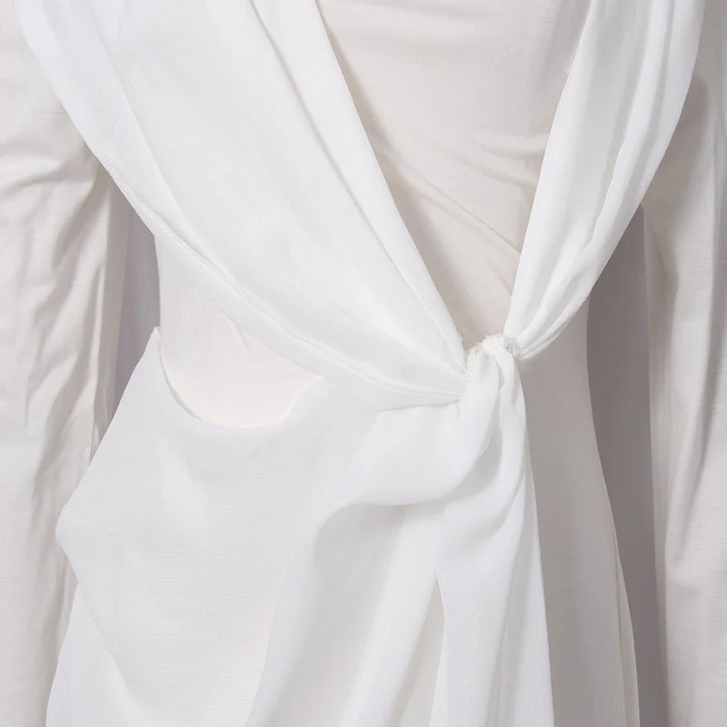 Twisted Drape Maxi Dress(MS364) - Image 7