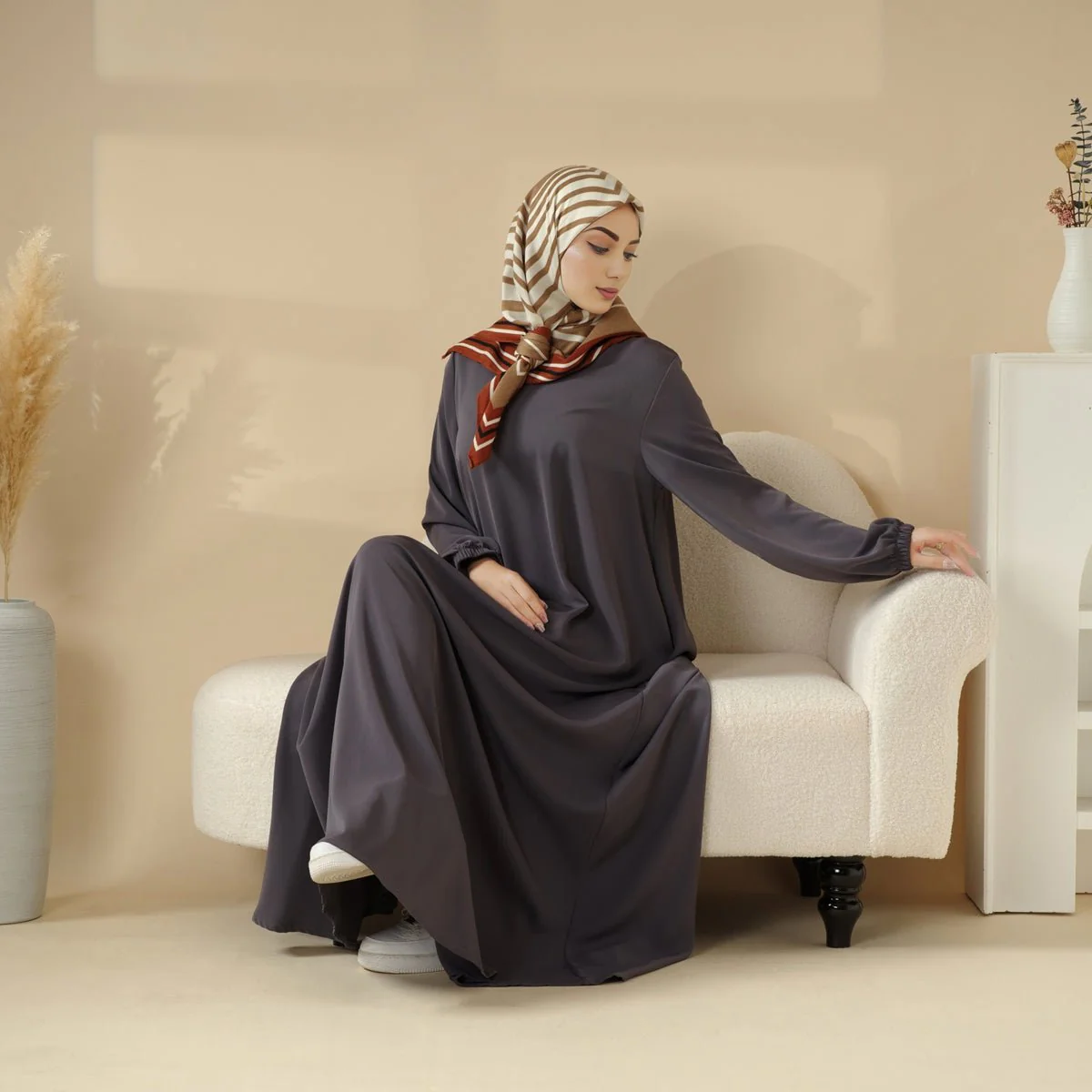 Essential Premium Versatile Pockets Umbrella Cut Abaya (MA113) - Image 13