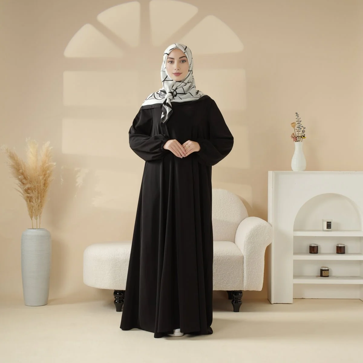 Essential Premium Versatile Pockets Umbrella Cut Abaya (MA113) - Image 17