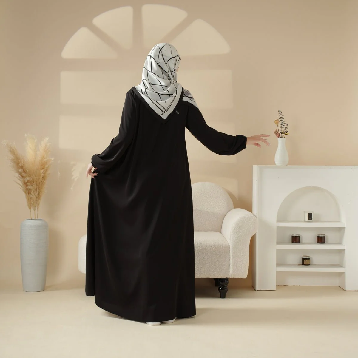 Essential Premium Versatile Pockets Umbrella Cut Abaya (MA113) - Image 19