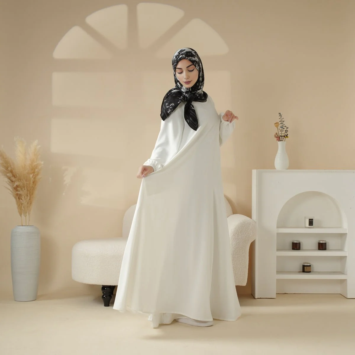 Essential Premium Versatile Pockets Umbrella Cut Abaya (MA113) - Image 24