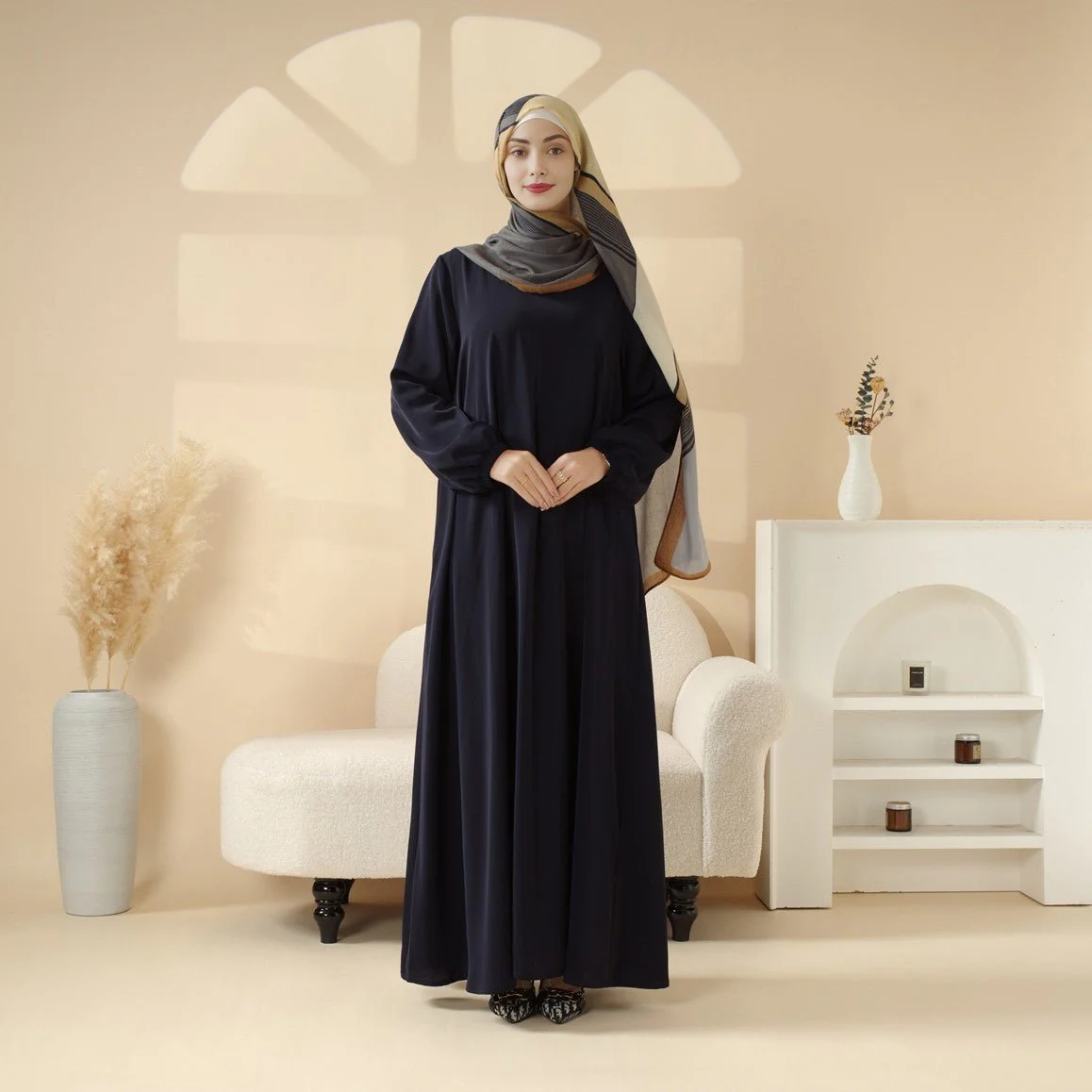 Essential Premium Versatile Pockets Umbrella Cut Abaya (MA113) - Image 32