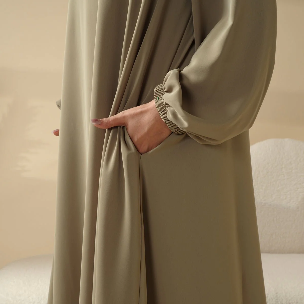 Essential Premium Versatile Pockets Umbrella Cut Abaya (MA113) - Image 8
