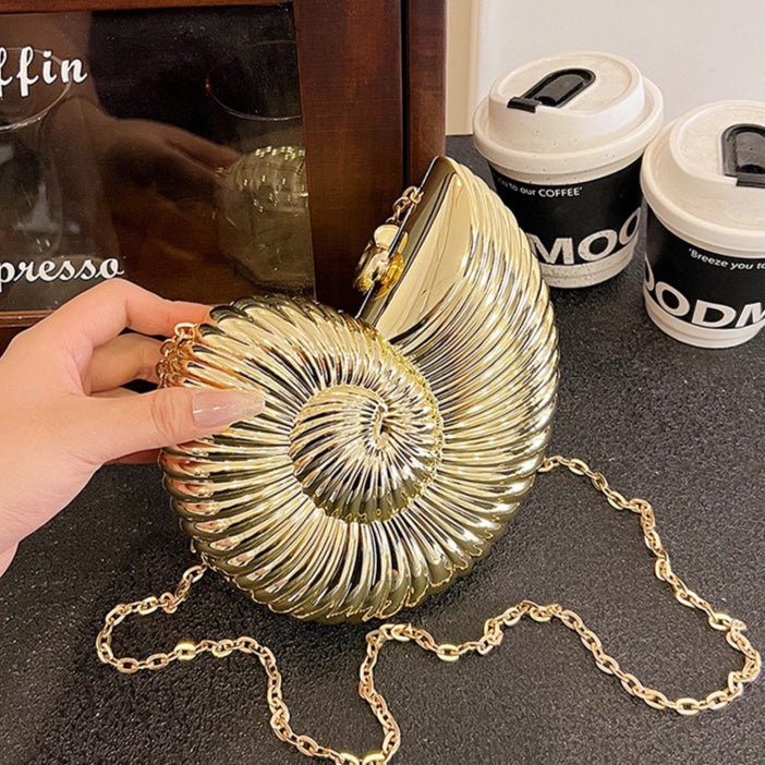 Unique Chic Conch Shell Inspired Clutch Bag (MAC311) - Image 15