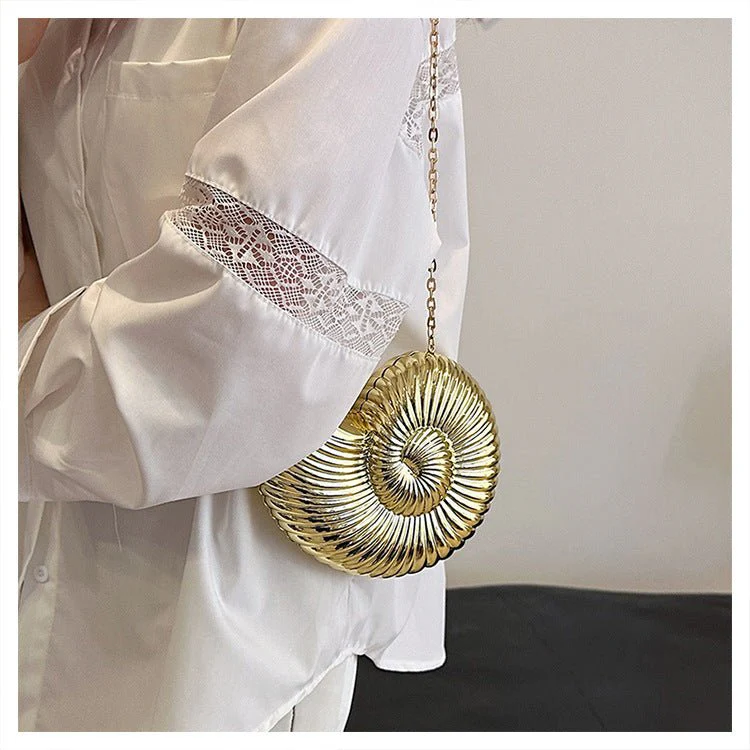 Unique Chic Conch Shell Inspired Clutch Bag (MAC311) - Image 17